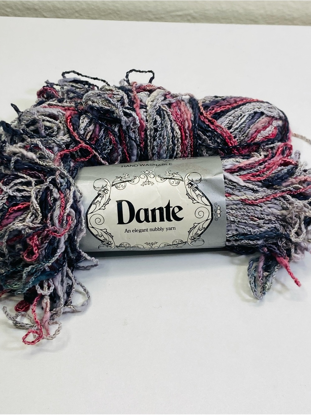 NEW Dante Elegant Nubbly Yarn by Berroco 95g total 65% Rayon 27% Cotton 8% Nylon